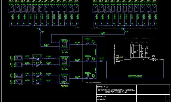 72.Solar Photovoltaic AutoCAD Blocks
