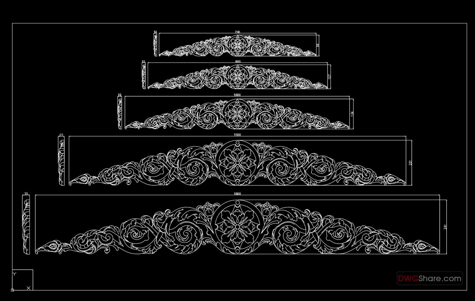 All Wood carving autocad files Free Download
