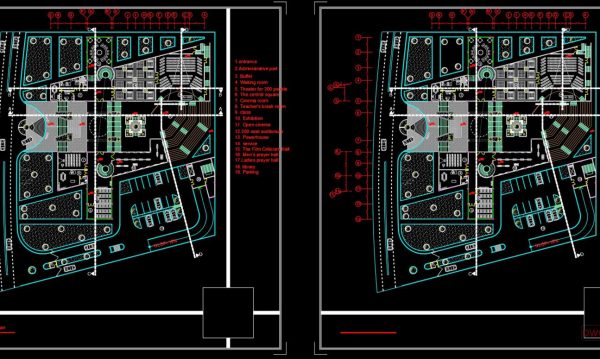 4 years ago 5246Cinema Center Design Plan AutoCAD File Free Download