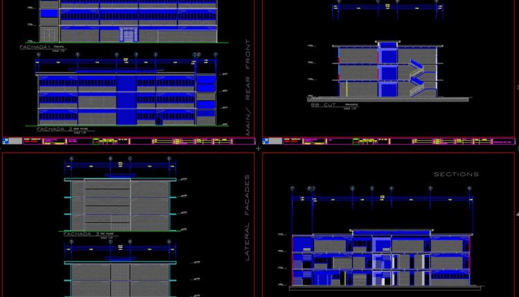 Compact School Project AutoCAD File DWG (2)
