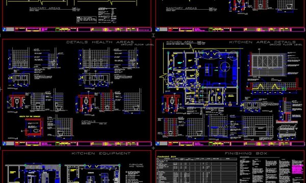 Compact School Project AutoCAD File DWG