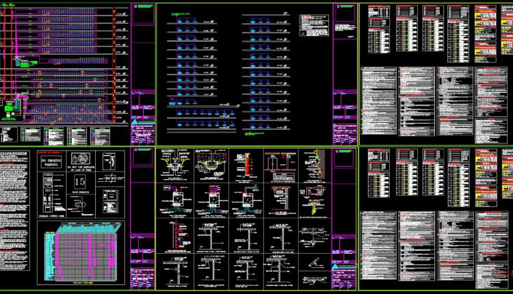 Fire Alarm Drawings For Residential Building AutoCAD File Free Download