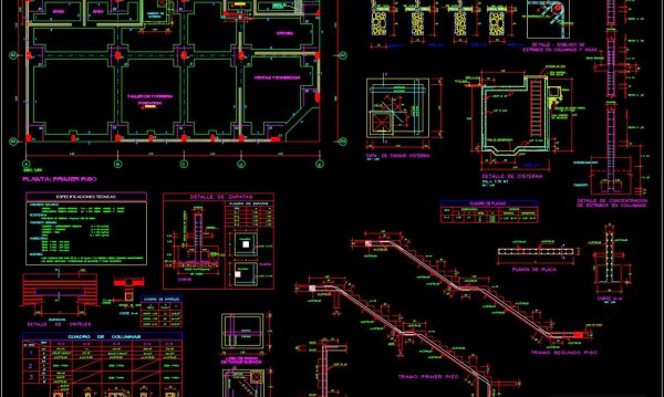 4 years ago
                

                
             5,259Foundations, staircase and beams details free dwg