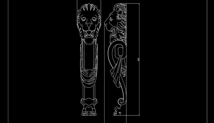 Newel Decor Sets Cad Blocks Free Download