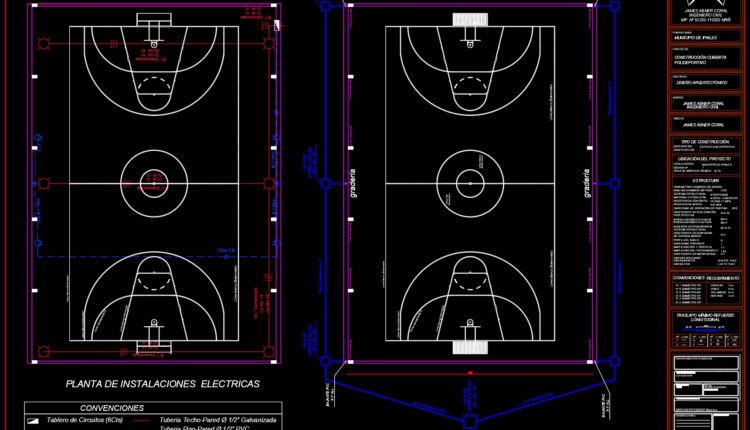 Sport Center Design AutoCAD File DWG (1)