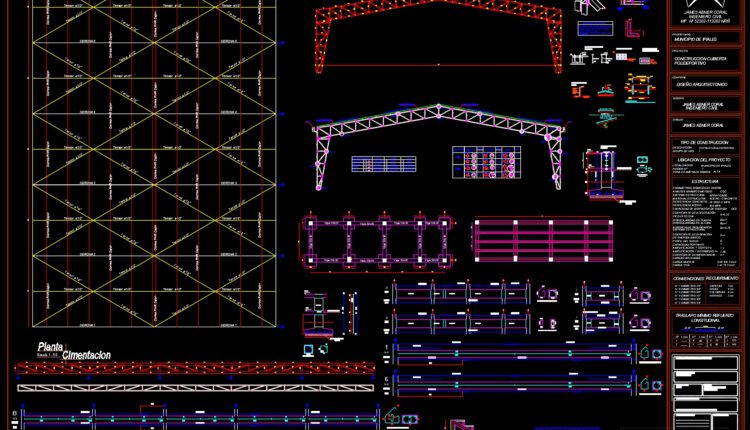 Sport Center Design AutoCAD File DWG (3)