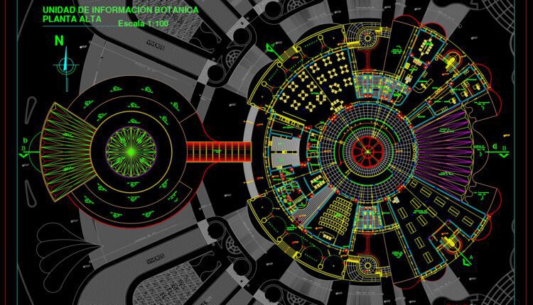 Unit Of Botanic Formation Layout Plan AutoCAD File DWG