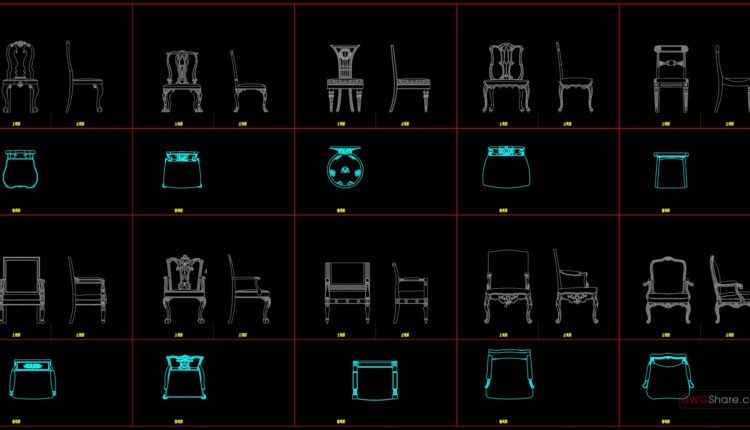 118.Furniture Cad Blocks free download