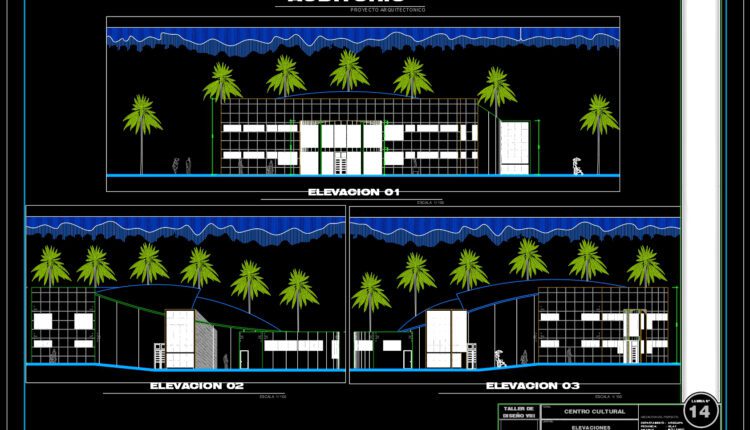 15.Centro Cultural AutoCAD File DWG