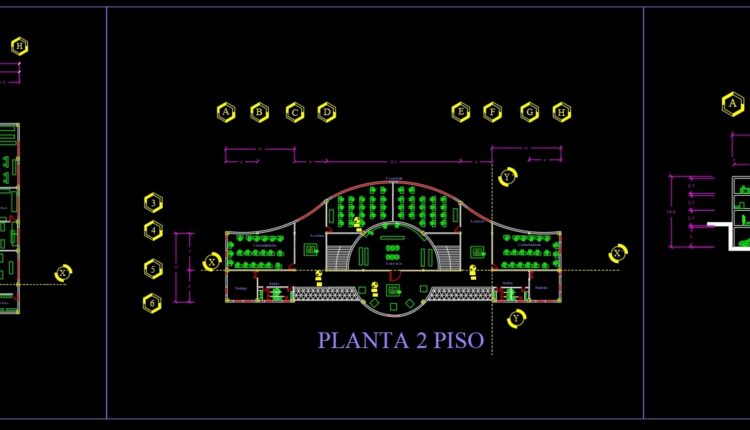 16.Centro cultural AutoCAD File Free Download