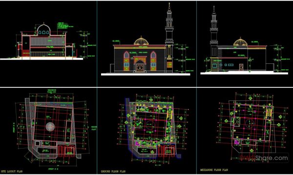 4 years ago
                

                
             11,26216.Mosque Minaret Elevation and Sections Details AutoCAD File Free Download