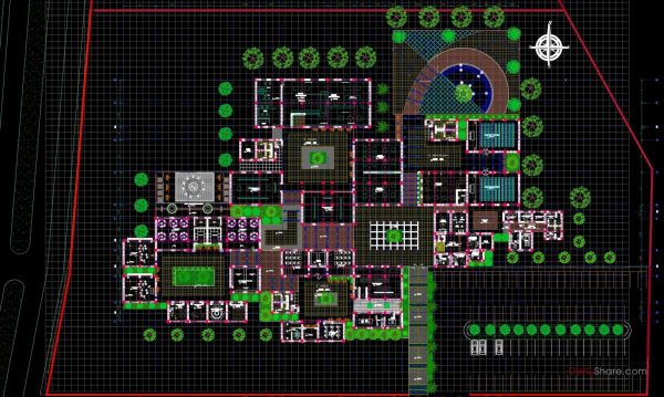 19.Centro cultural AutoCAD File Free Download