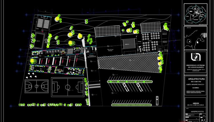 20.Retreat center AutoCAD File Free Download