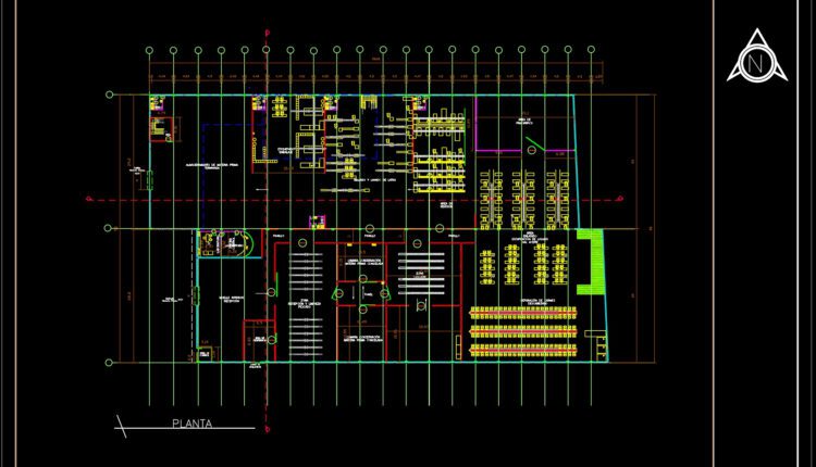 22.Tuna Packing Plant CAD