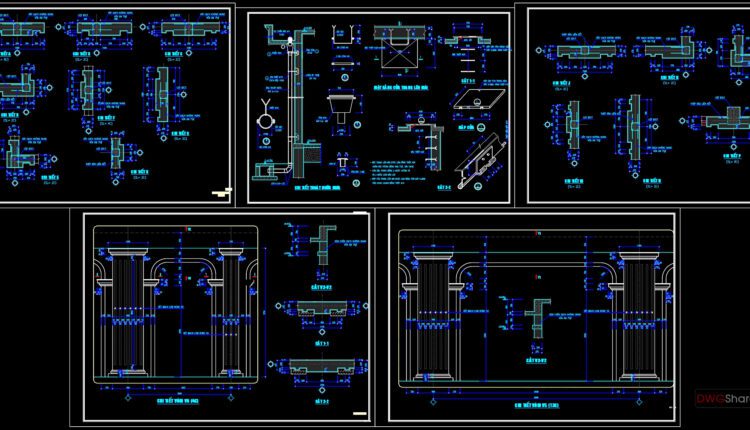 24.Multitasking Hall Planner Layout and Elevation Details  AutoCAD File Download
