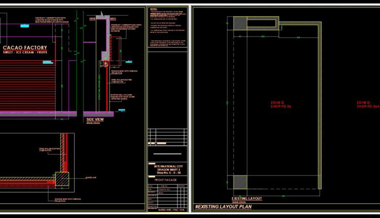 25.Factory Layout and perspectives Free Drawing