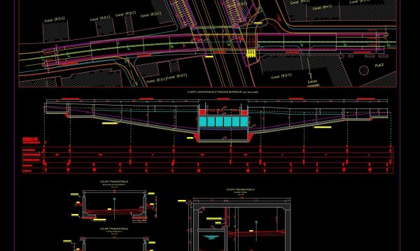 4 years ago
                

                
             2,93940.Cad File of Road and Pedestrian Underpass Plan Profile, Cross Section For Free Download