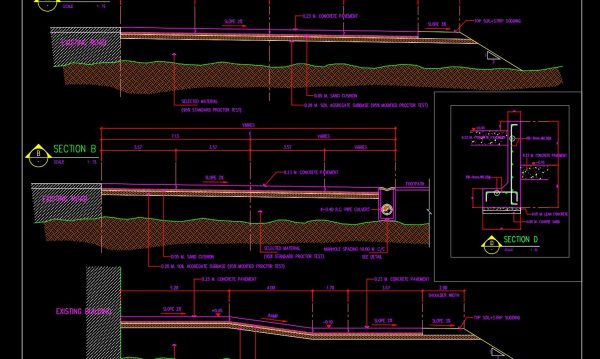 4 years ago
                

                
             2,85841.Cad File of Road Concrete Pavement Cross Section Detail For Free Download