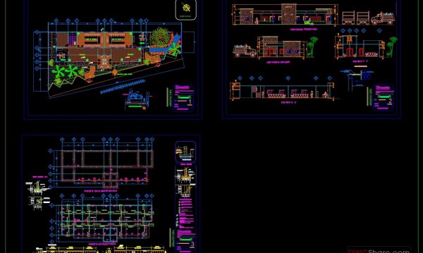 47.Truck Driver And Pensioners Offices Plan CAD