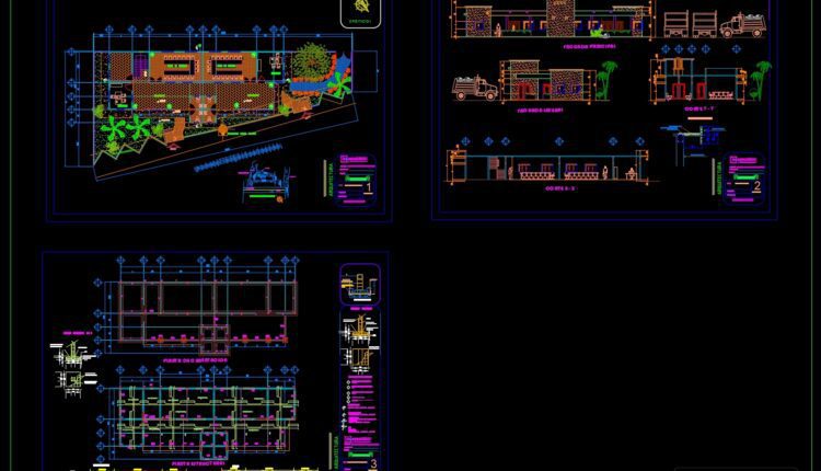 47.Truck Driver And Pensioners Offices Plan CAD