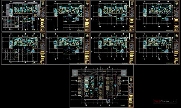 48.Municipality Layout Plan and Elevations CAD
