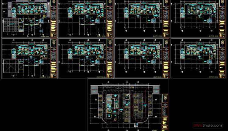 48.Municipality Layout Plan and Elevations CAD