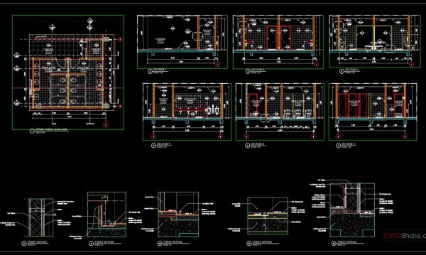 4 years ago
                

                
             6,82357.Toilet Office Elevations and Sections Details CAD Template DWG