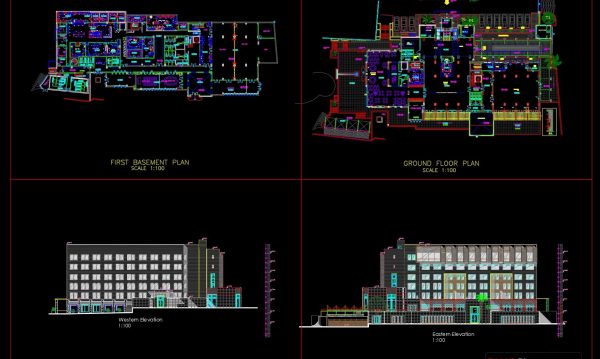 4 years ago
                

                
             5,4796 Floors 5 stars Hotel Elevations and Layout Plan AutoCAD File DWG