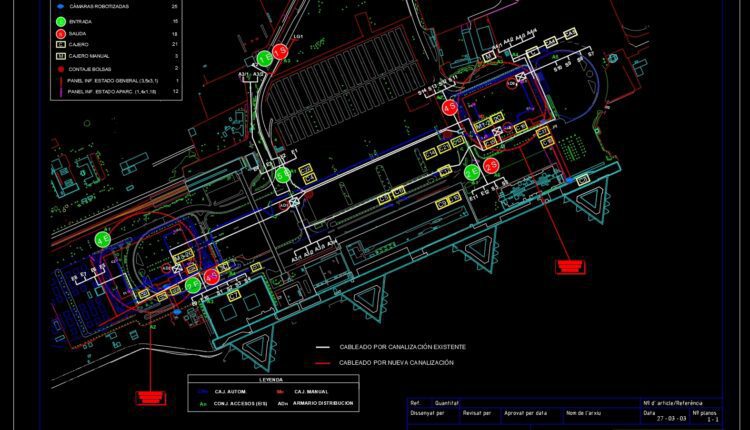 Airport Monitoring Equipement Autocad DWG File