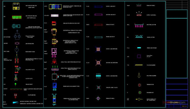 Chilled Water and FCU HVAC Project AutoCAD File Free Download