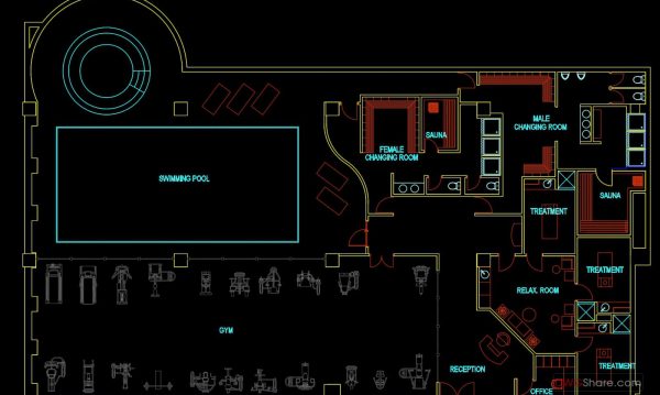 4 years ago
                

                
             7,442Gym scheme Layout Plan free AutoCAD drawings