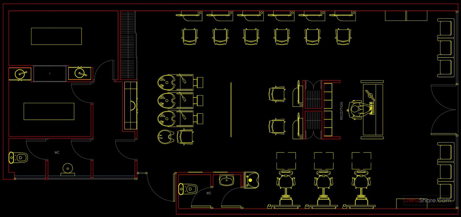 Hair Salon Cad Block Chairs And Armchairs DWG Free CAD Blocks Hair Salon Cad Block Chairs And Armchairs DWG Free CAD Blocks