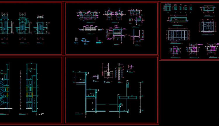 High-rise building construction plans AutoCAD File Free Download