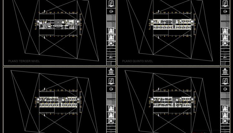 Hotel 5 estrellas Design Plan AutoCAD File DWG (2)
