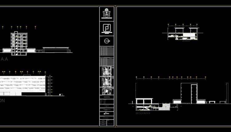 Hotel 5 estrellas Design Plan AutoCAD File DWG (3)