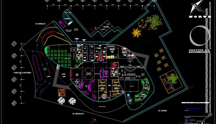 Hotel Design Plan AutoCAD File DWG (1)