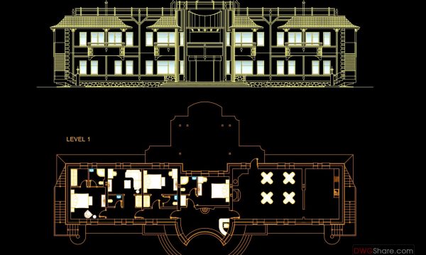 4 years ago
                

                
             1,689Hotel Elevations and Layout Plan AutoCAD File DWG