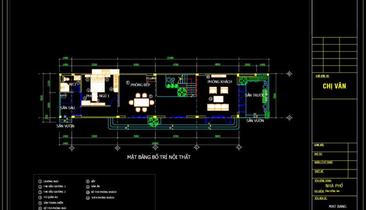 House Design Drawing of Interior Design V.1
