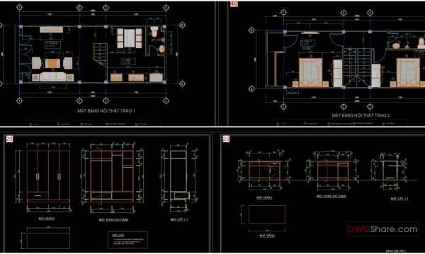 House Design Drawing of Interior Design V.2