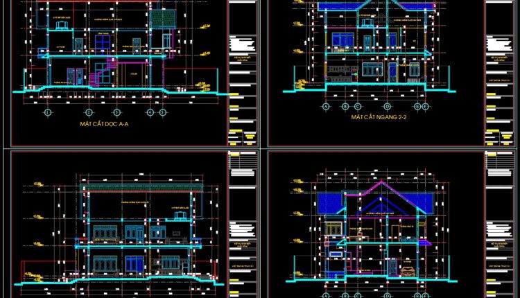 House at home, 143sqm, 4 bedrooms AutoCAD File Free Download