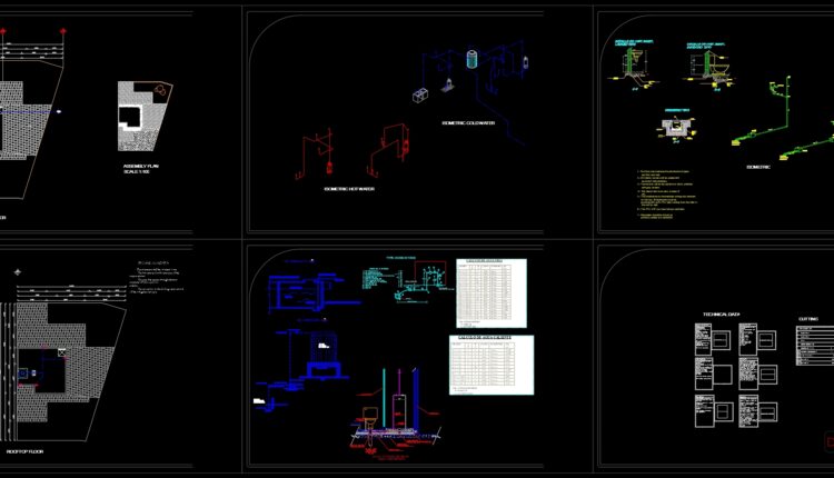 Luxury House Complete With All Plans Autocad file free download