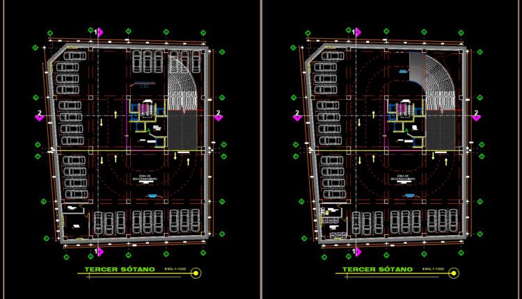 Mixed-Use Building Autocad file free download