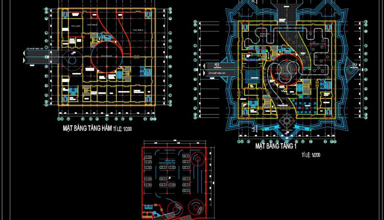 Museum Layout Plan 3 AutoCAD File DWG