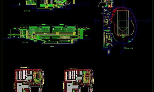 4 years ago
                

                
             2,720Olympic Swimming Pool Layout Plan and Elevations CAD