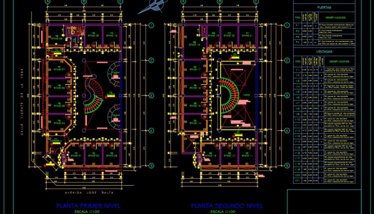 Shopping Center Plan AutoCAD File DWG (1)