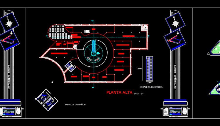 Shopping Mall AutoCAD File DWG (1)