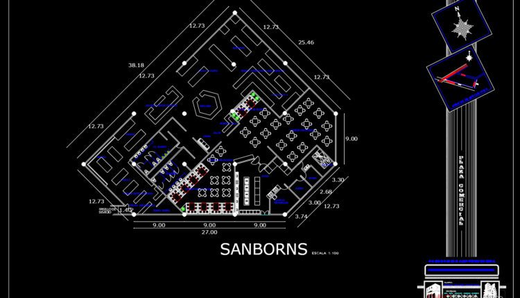 Shopping Mall AutoCAD File DWG (3)