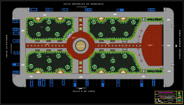 Square Of Weapons Plan and Structural Details AutoCAD File Free Download
