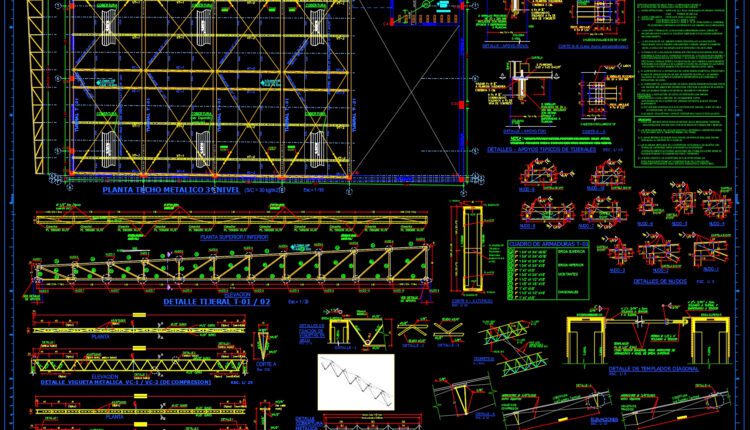 Supermarket project AutoCAD File DWG