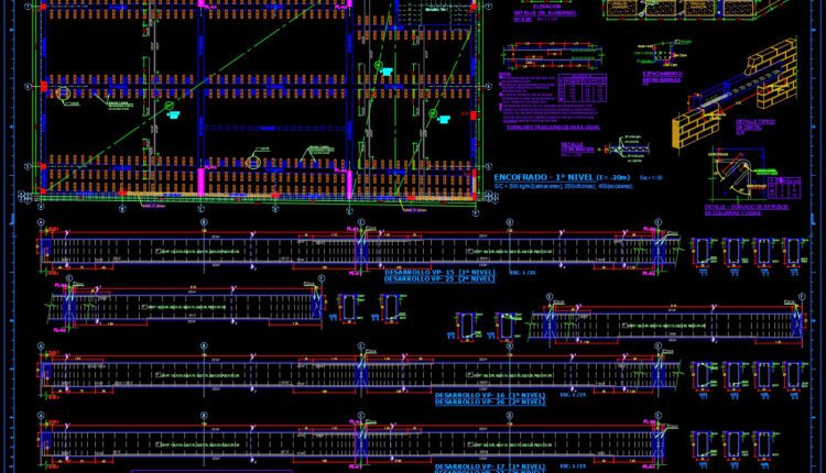 Supermarket project AutoCAD File DWG
